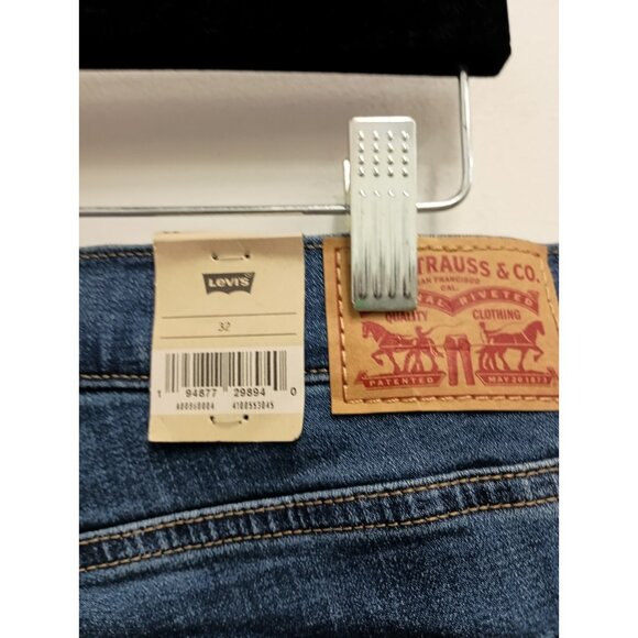 Levi's 311 Shaping Skinny Capri Jeans Womens Sz 32 Dark Blue Denim Mid Rise NWT - Picture 5 of 9